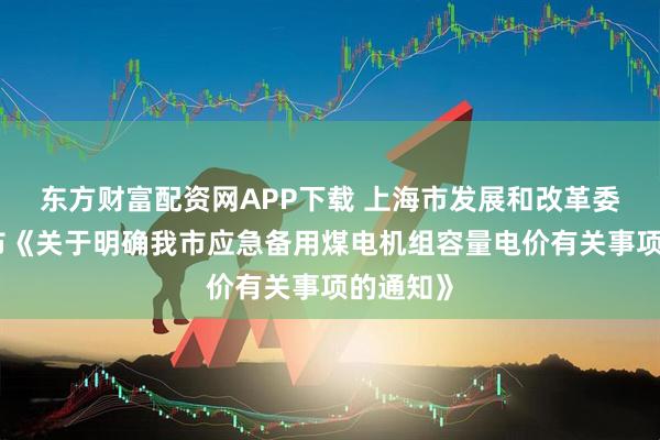 东方财富配资网APP下载 上海市发展和改革委员会发布《关于明确我市应急备用煤电机组容量电价有关事项的通知》