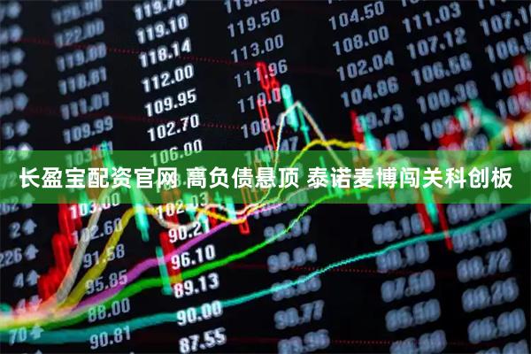长盈宝配资官网 高负债悬顶 泰诺麦博闯关科创板